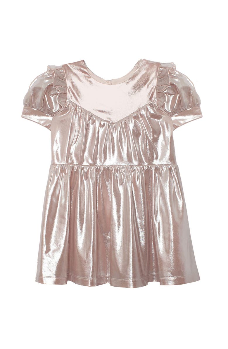 Isobella & Chloe Golden Glow Pink Dress, Main, color, Pink