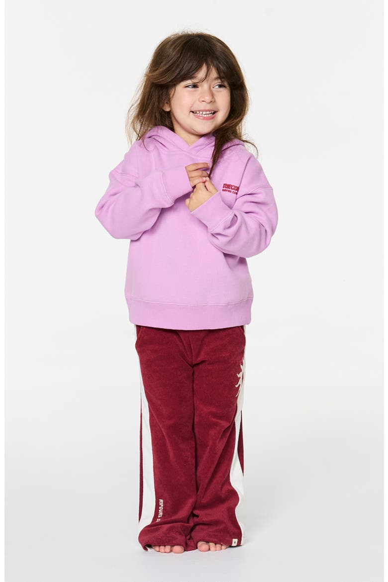 Kids' Surf Graphic Cotton Hoodie, Alternate, color, BRIGHT LILAC