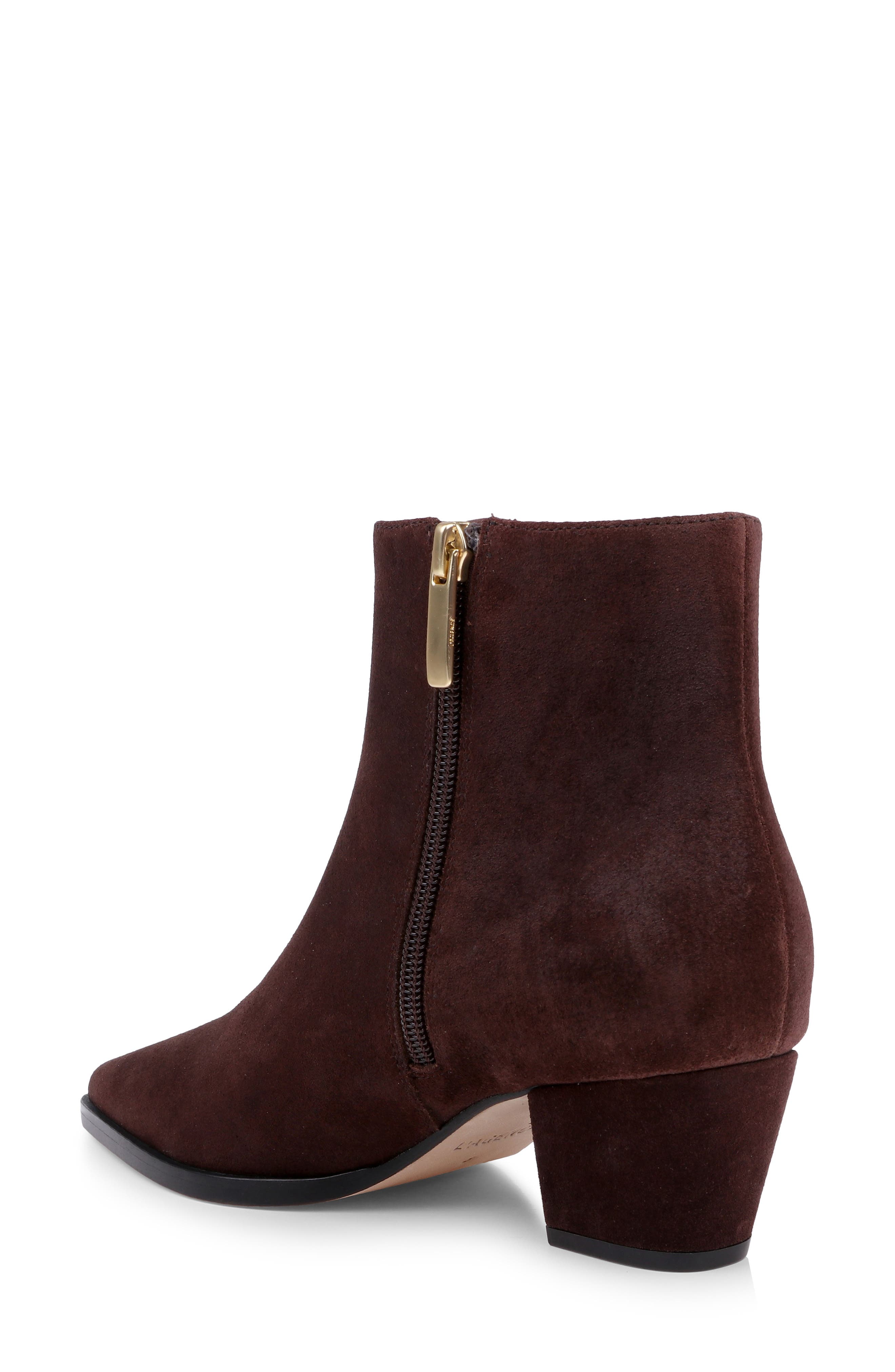 Vesey Pointed Toe Bootie, Alternate, color, MAHOGANY