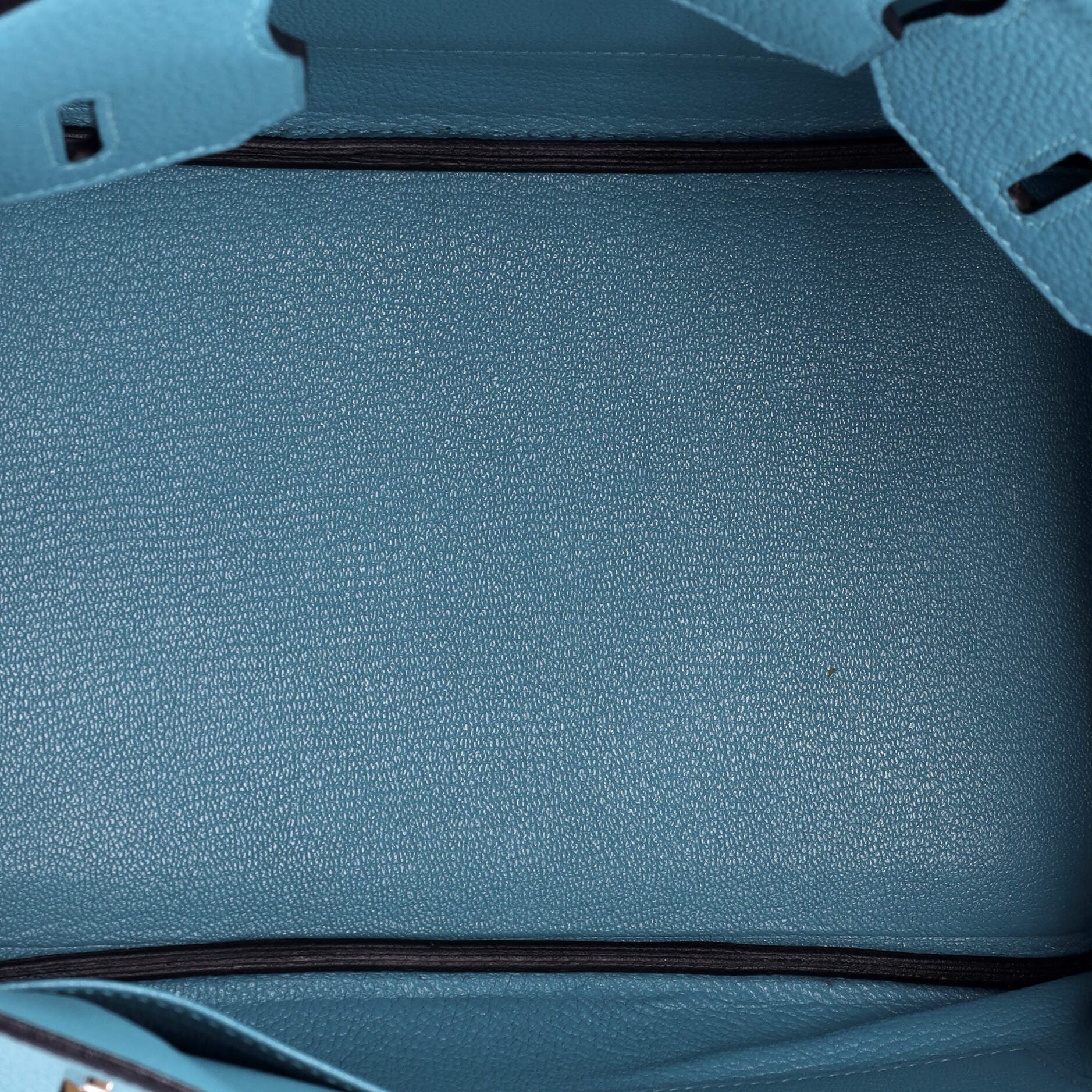 Pre-Owned Hermes Birkin Handbag Blue Togo with Palladium Hardware 30, Alternate, color, Bleu Du Nord