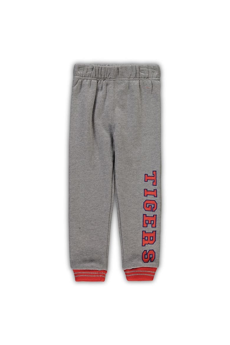 Toddler Colosseum Orange/Heathered Gray Clemson Tigers Poppies Hoodie and Sweatpants Set, Alternate, color, Orange