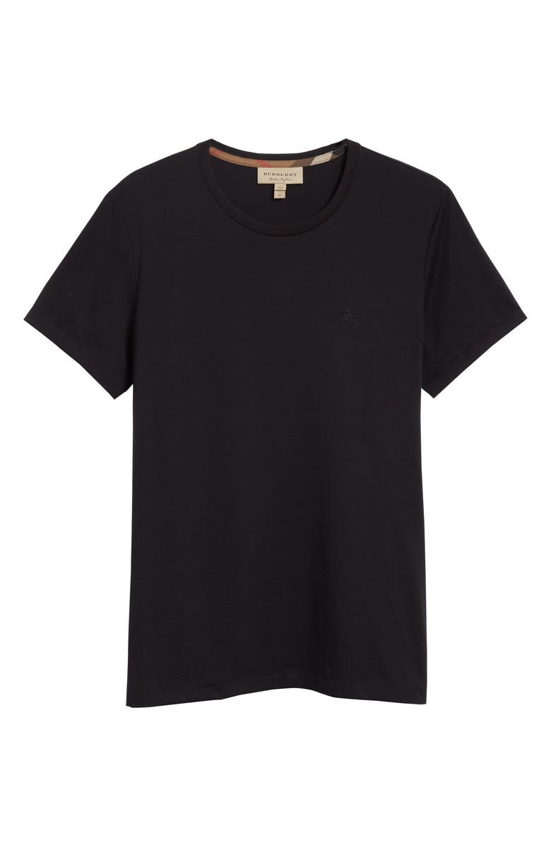 Burberry Logo Embroidered Crewneck T-shirt, Alternate, color,