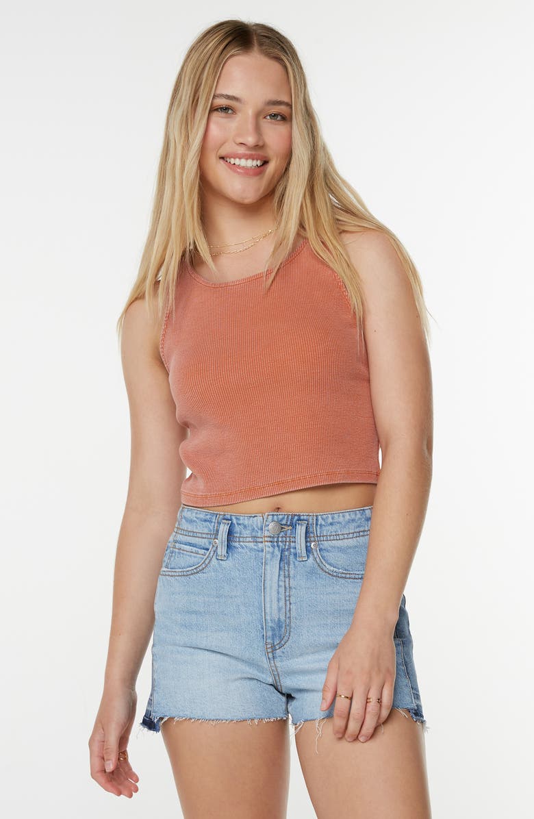 Roxy City Lights Cutout Tank, Alternate, color, Aragon Solid