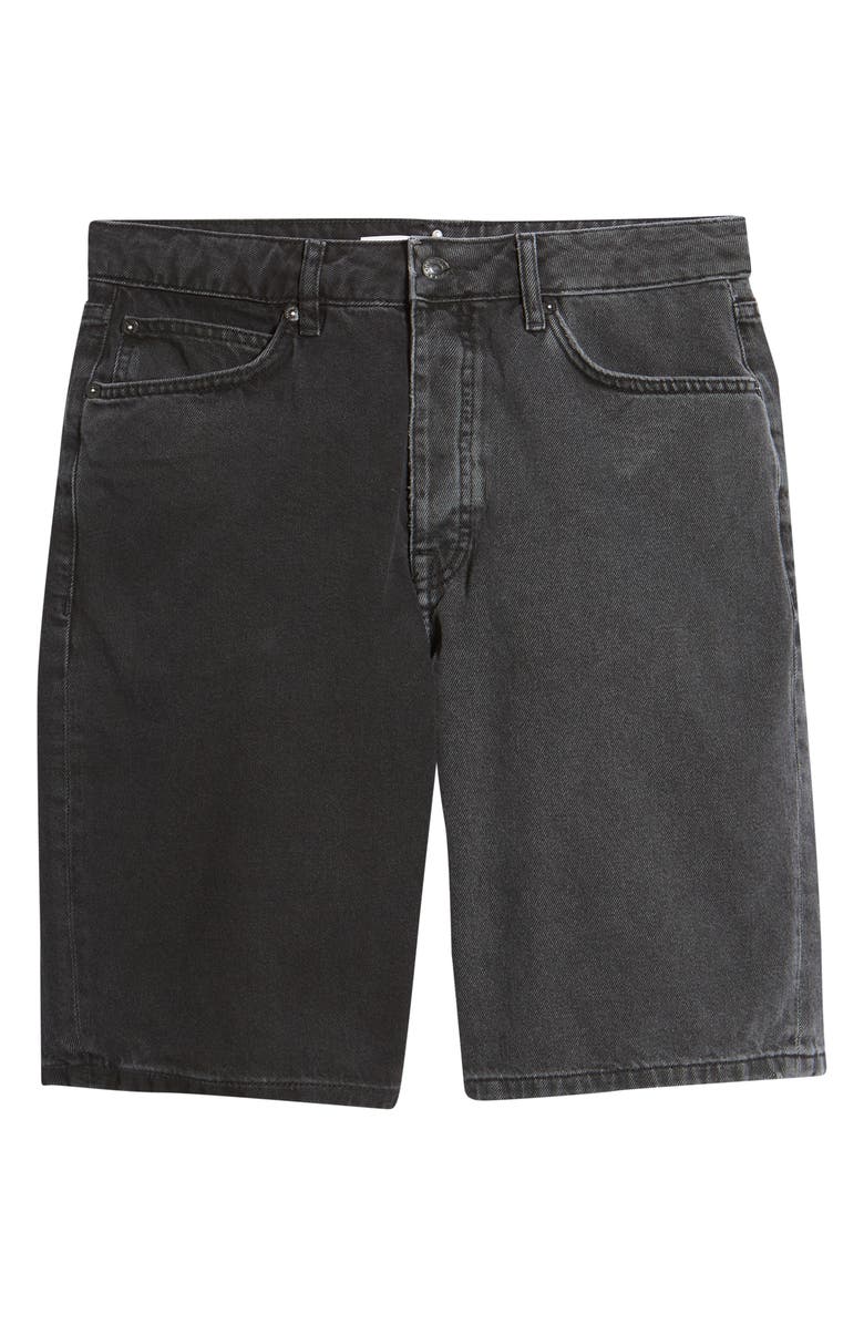 Topman Straight Leg Denim Shorts, Alternate, color,