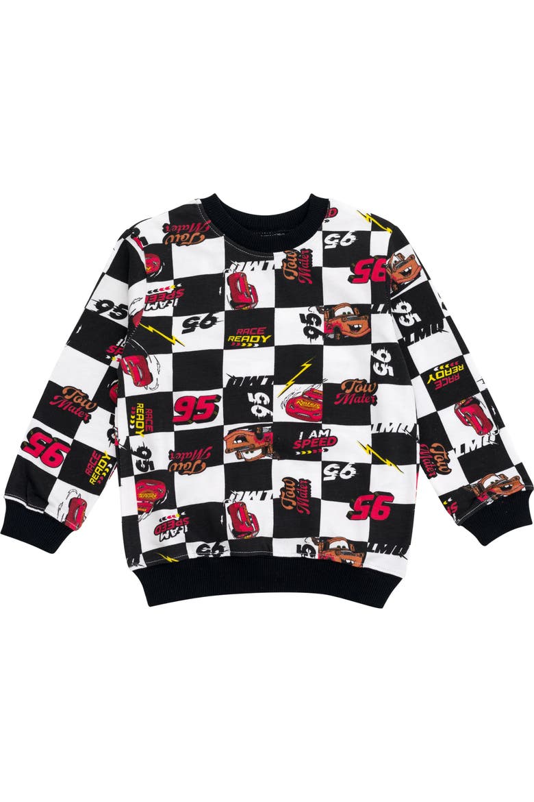 Cars 2-Piece Sweatshirt and Joggers Set, Alternate, color, McQueen Mater Black
