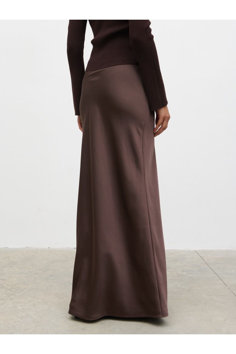 Breya Maxi Skirt, Alternate, color, Brown