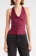 Princess Polly Vinezza Glitter Halter Top