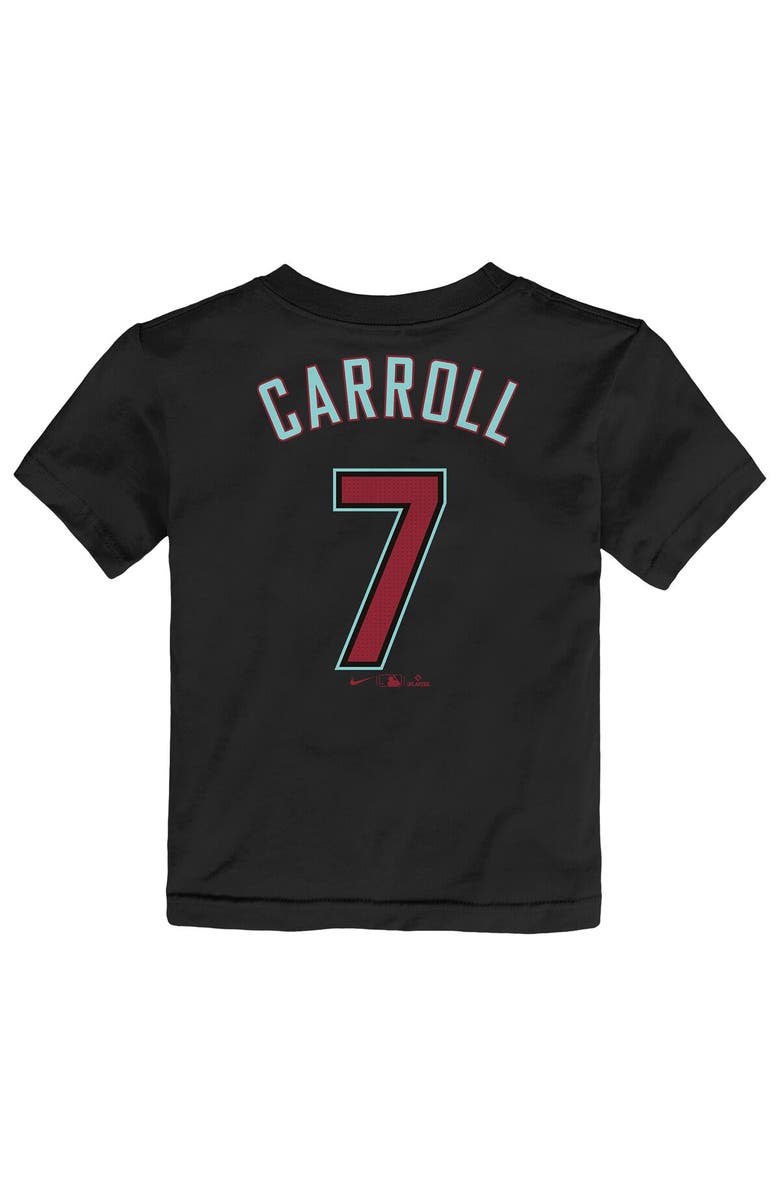 Nike Toddler Nike Corbin Carroll Black Arizona Diamondbacks 2024 Fuse Name & Number T-Shirt, Alternate, color, 