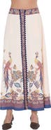 CIEBON Eisley Button Front Midi Skirt