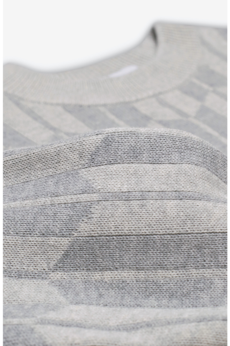 Arrow Crewneck Sweater, Alternate, color, Grey