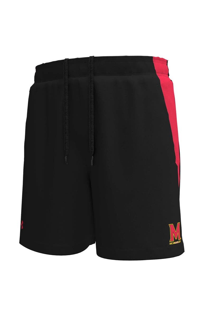 Under Armour Men's Under Armour Black Maryland Terrapins  Tech Vent Performance Short, Alternate, color, Black