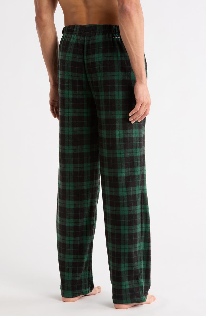 Columbia Brushed Flannel Pajama Bottoms, Alternate, color, Buff Tartan Rain Forest