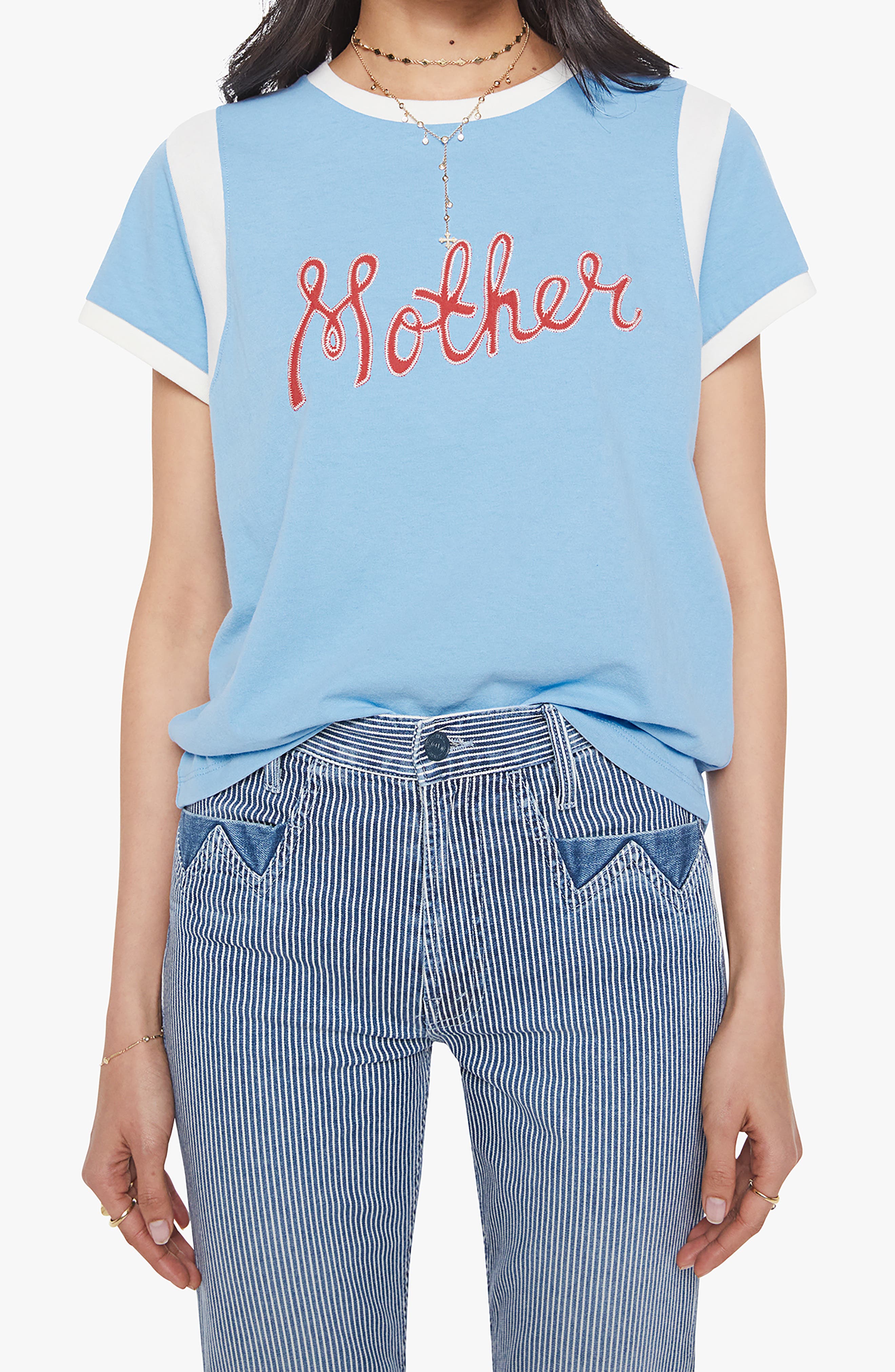 MOTHER The Boxy Goodie Graphic T-Shirt