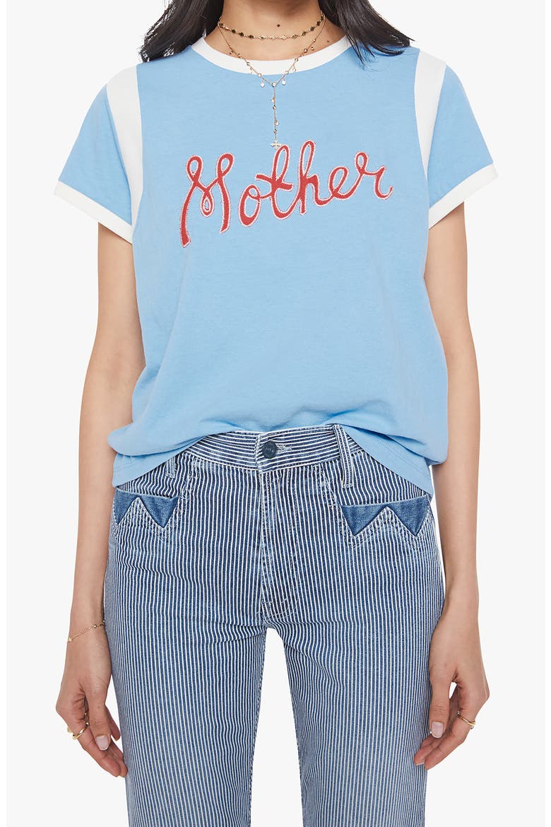 The Boxy Goodie Graphic T-Shirt, Main, color, MOTHER SCRIPT