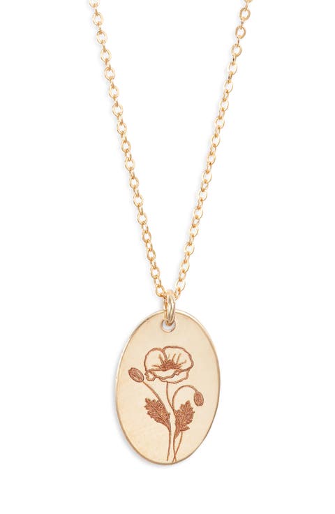 Louise Birth Flower Necklace