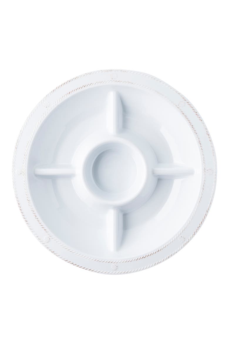 Berry and Thread Sectioned Melamine Serving Tray, Alternate, color, WHITEWASH
