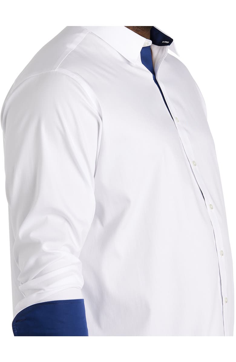 Untuckit Fit by Dxl Big & Tall Las Cases Special Sport Shirt, Alternate, color, White