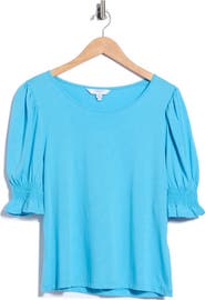 LK Bennett Emily Puff Sleeve Top