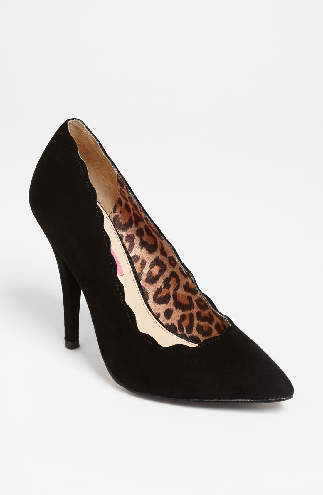 'Aavery' Pump, Main, color, BLACK SUEDE