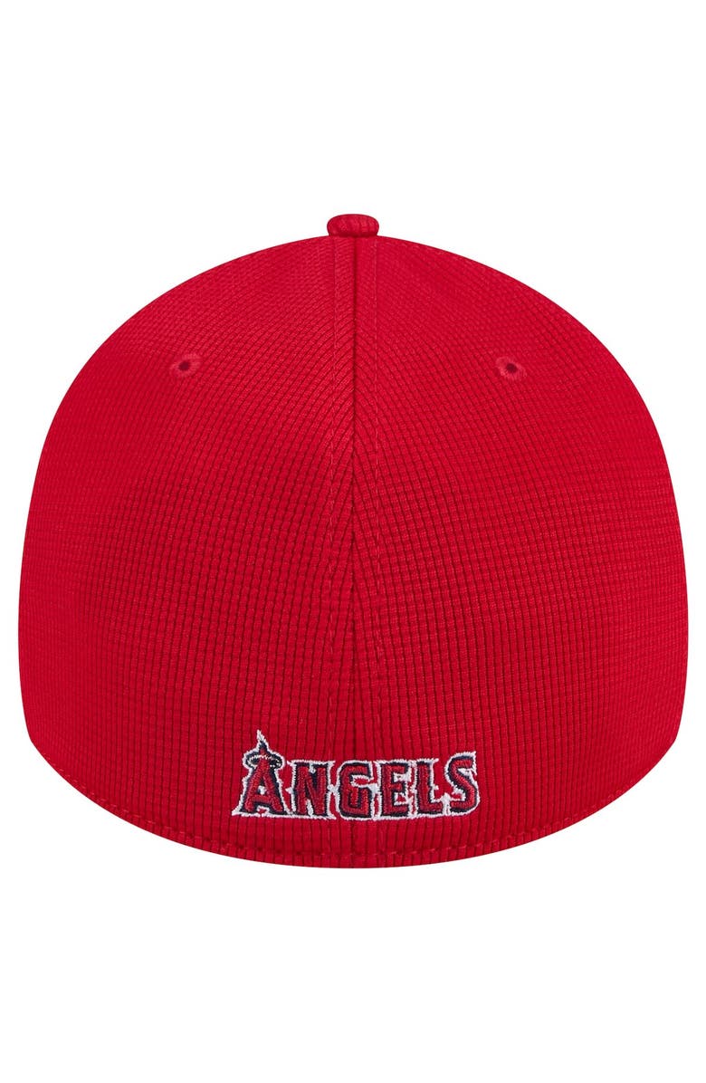 New Era Men's New Era Red Los Angeles Angels Active Pivot 39THIRTY Flex Hat, Alternate, color, Red