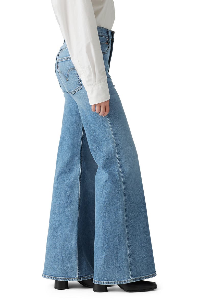 Levi's<sup>®</sup> Ribcage Bells Flare Leg Jeans, Alternate, color, 