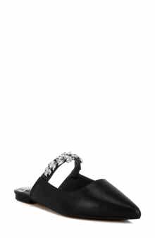 Rag & Co Magnum Crystal Strap Mule