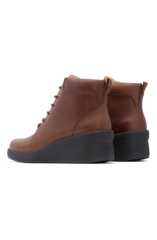 Abeo Passage Lace Up Boot In Dark Tan - Regular