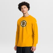 FANATICS Men's Fanatics Gold Boston Bruins Authentic Pro Property Of Practice Long Sleeve T-Shirt