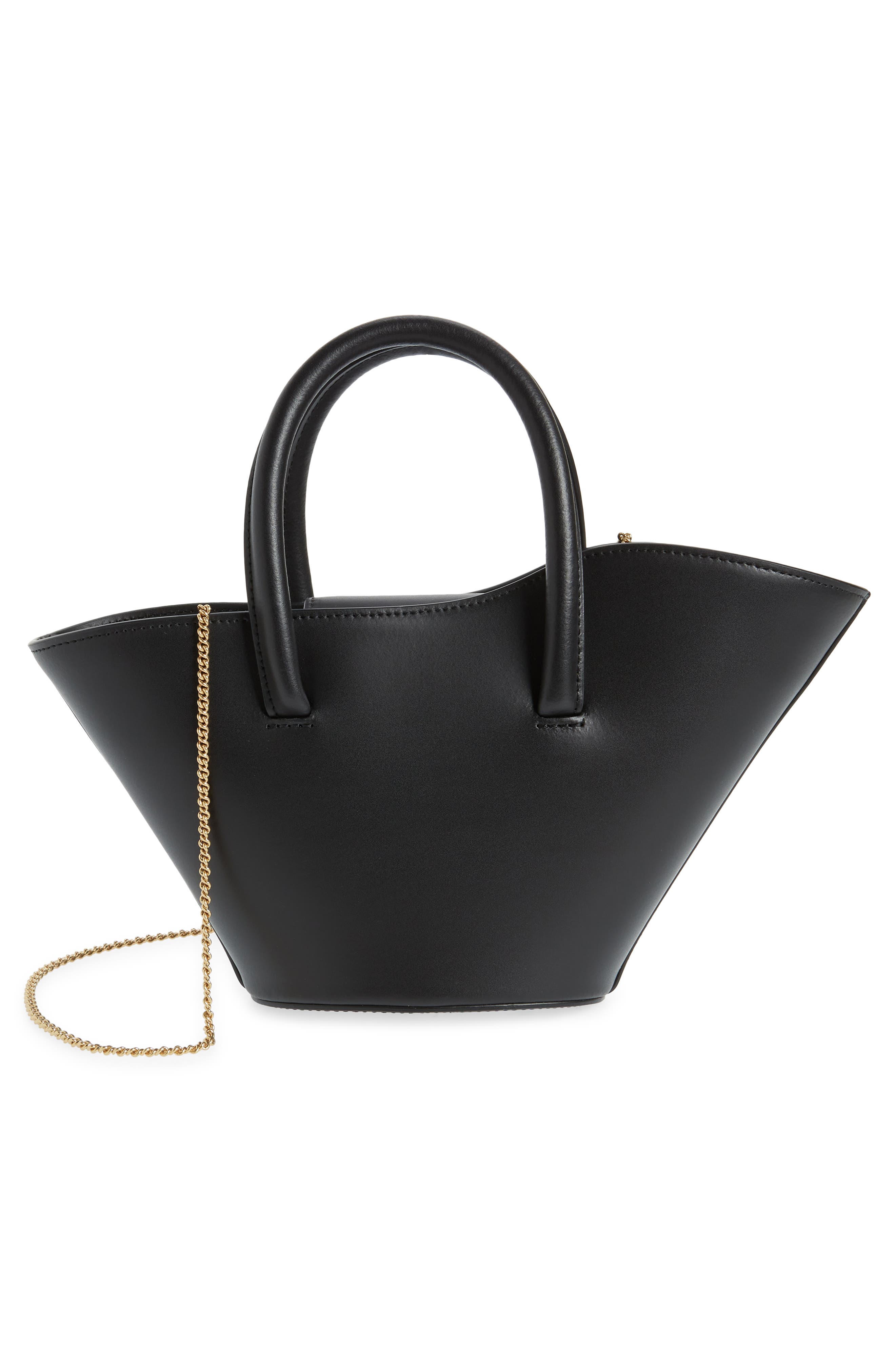 Little Liffner Small Tulip Leather Shoulder Bag, Alternate, color, 