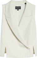 Emporio Armani Peak Lapel Metallic Vest