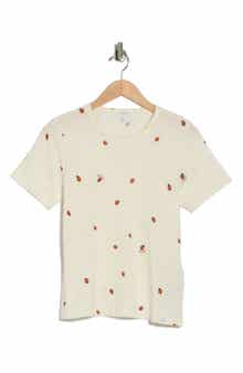 rag & bone Ladybug Cotton Blend T-Shirt