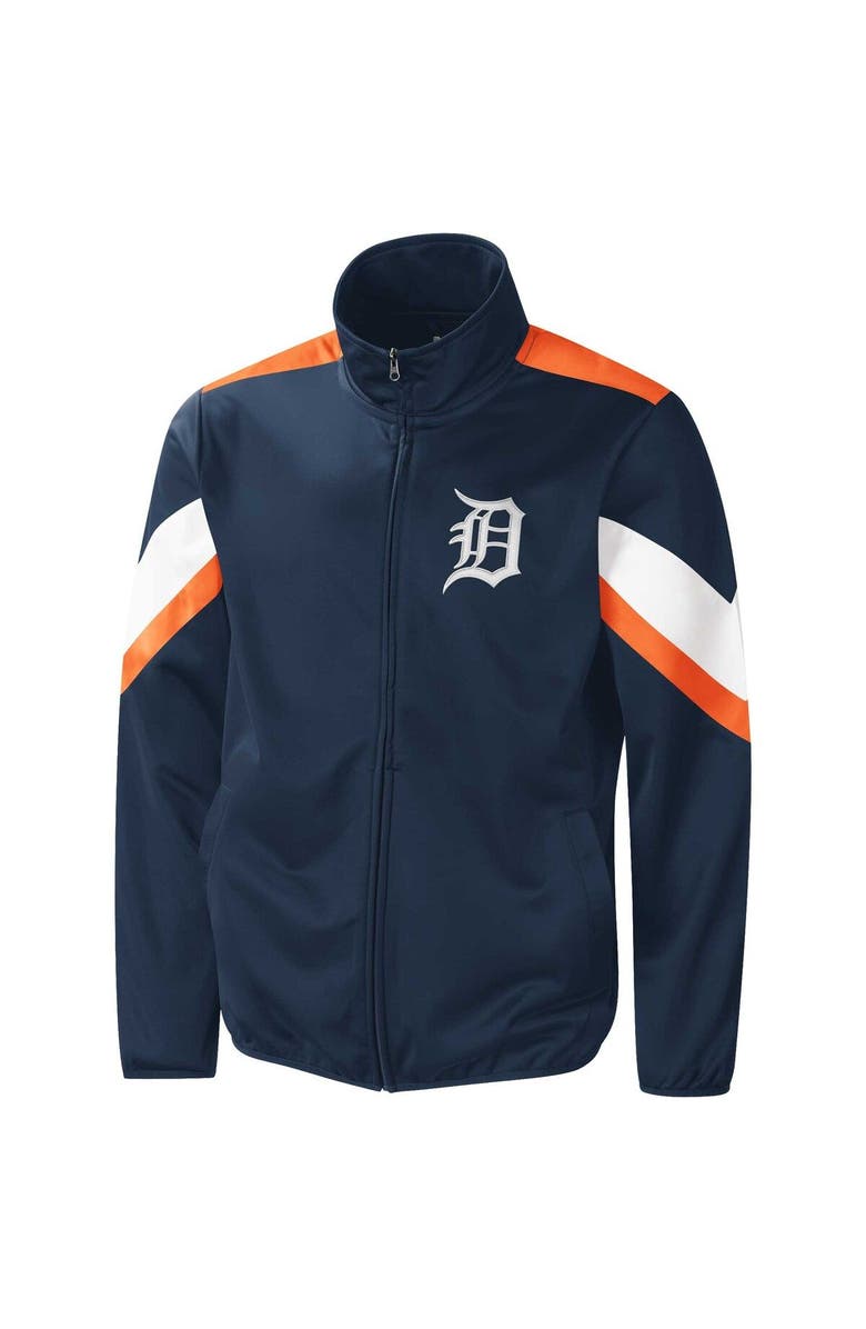 G-III SPORTS BY CARL BANKS Men's G-III Sports by Carl Banks Navy Detroit Tigers Earned Run Full-Zip Jacket, Alternate, color, 