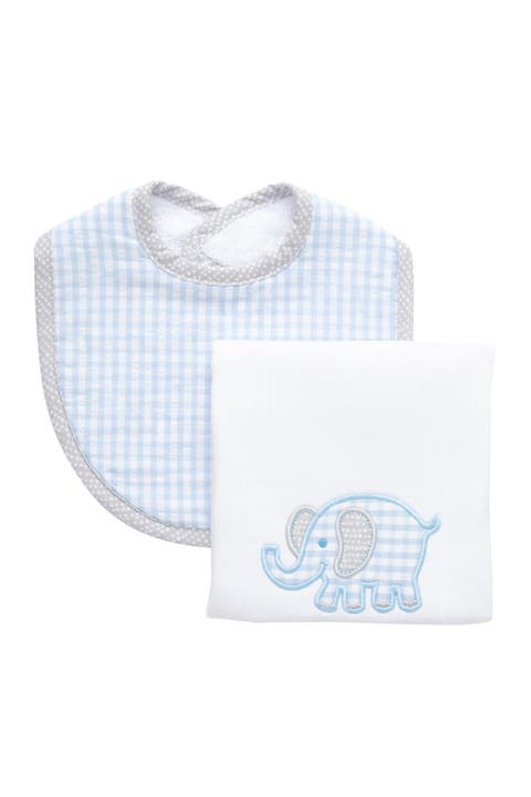 Playful Pals Basic Bib & Burp Boxed Set
