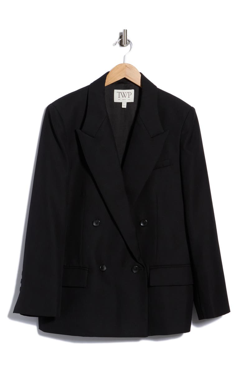 Harper Virgin Wool Blazer, Main, color, BLACK