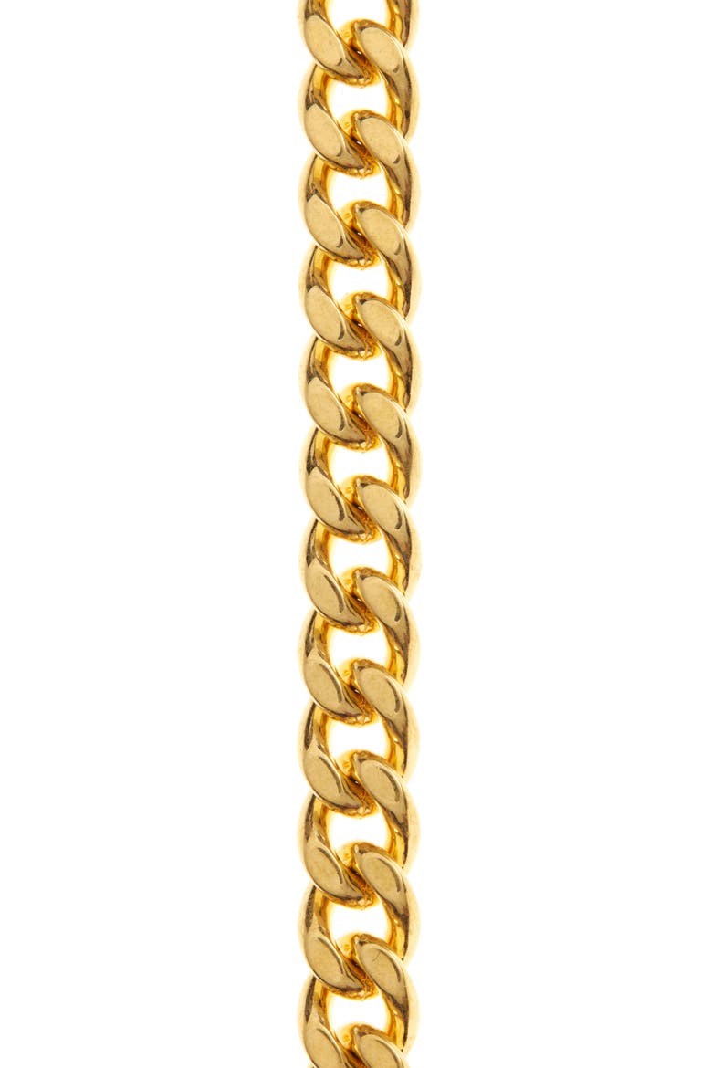 VLOGO Signature Crystal Chain Belt, Alternate, color, VINTAGE BRASS/ CRYSTAL