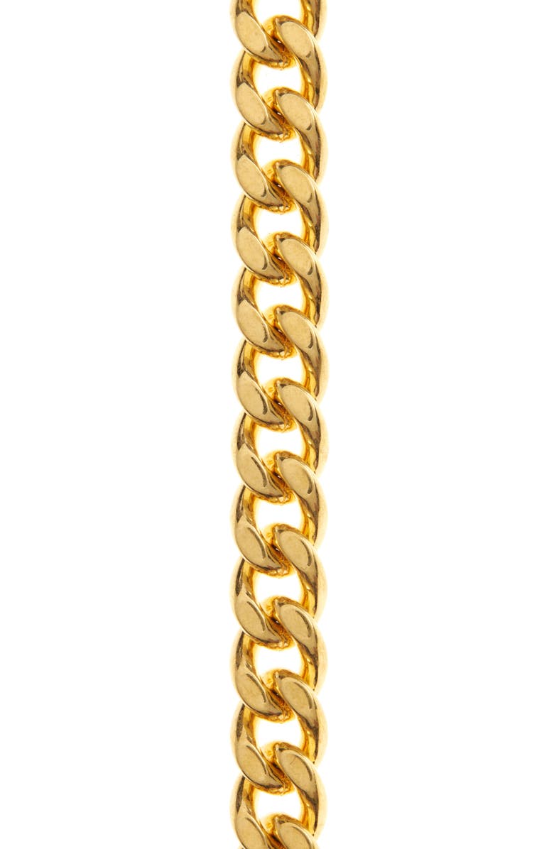 Valentino Garavani VLOGO Signature Crystal Chain Belt, Alternate, color, Vintage Brass/ Crystal