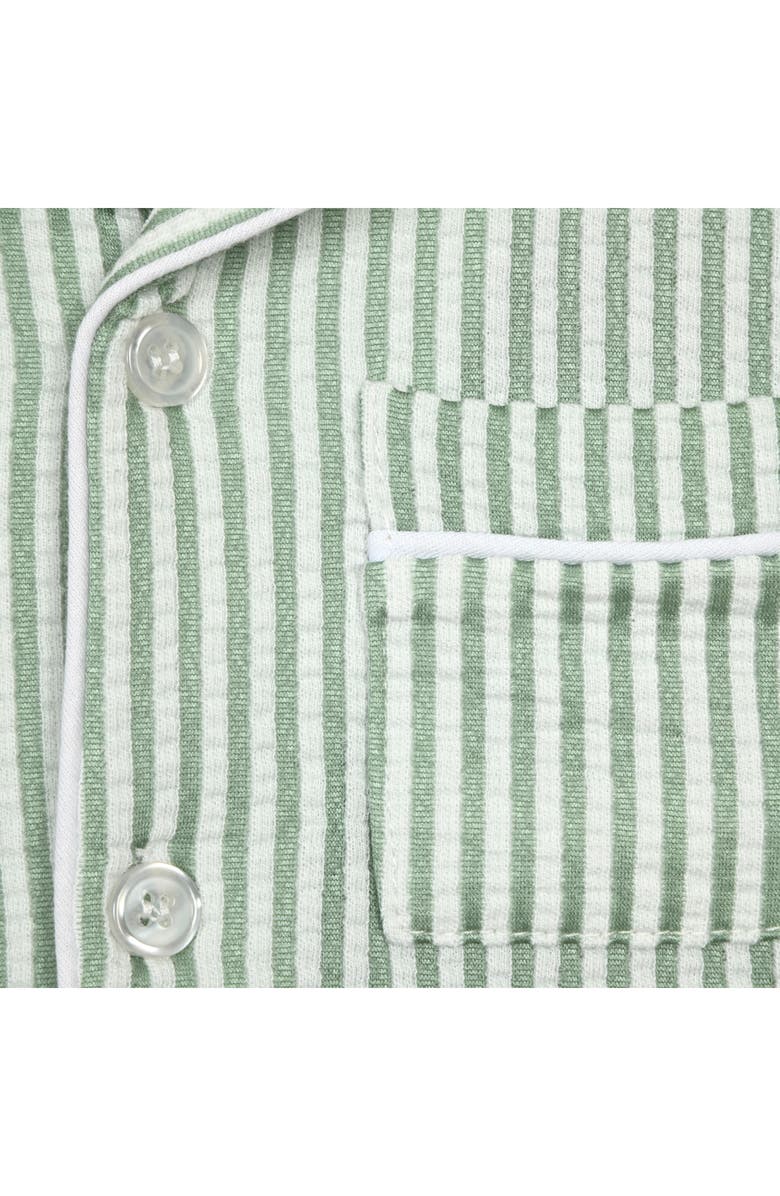 SLEEP ON IT Kids' Two-Piece Short Pajamas & Scrunchie Set, Alternate, color, Green