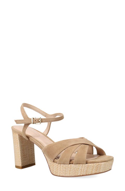 Petina Ankle Strap Platform Sandal (Women)