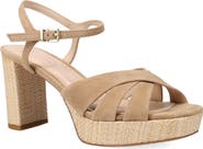 Pelle Moda Petina Ankle Strap Platform Sandal