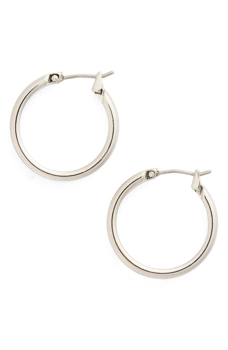 Nordstrom Medium Snap Post Hoop Earrings, Main, color, 