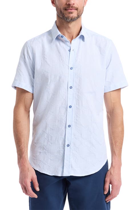 Brackenbury Short Sleeve Cotton Button-Up Shirt