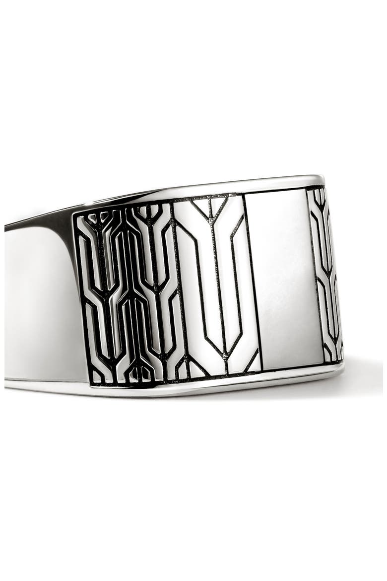 Icon 50 Signet Ring, Alternate, color, SILVER