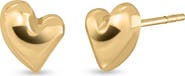 Bony Levy 14K Gold Abstract Heart Stud Earrings