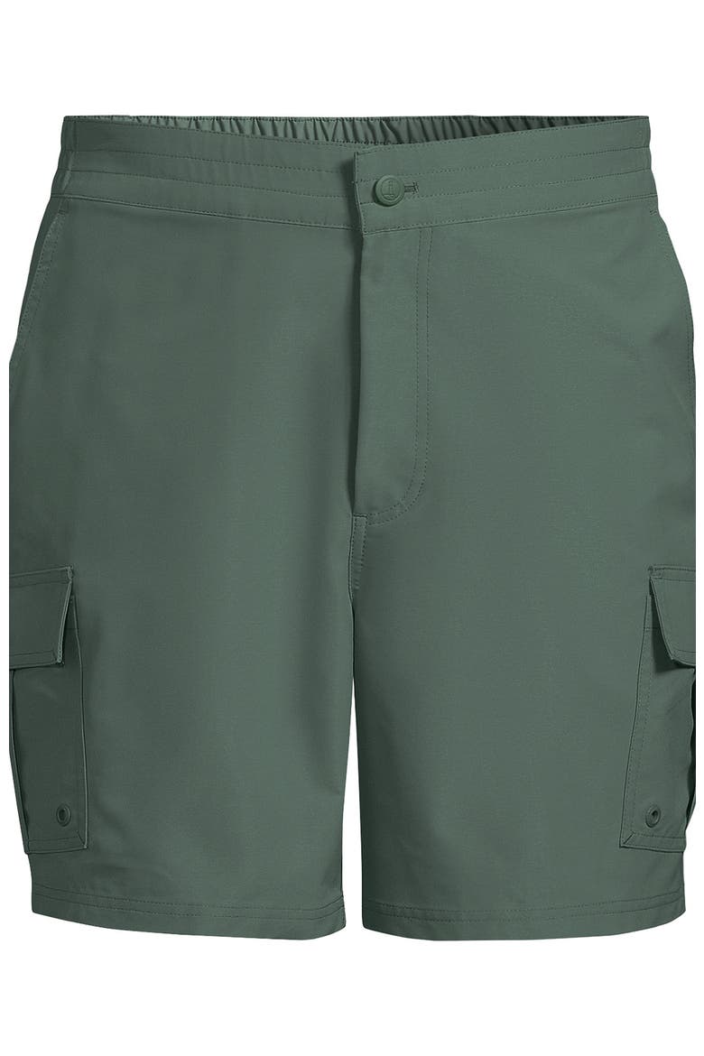 7" Quick Dry Cargo Swim Short, Alternate, color, Eucalyptus