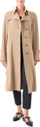Akris punto Laser Cut Technical Crepe Trench Coat