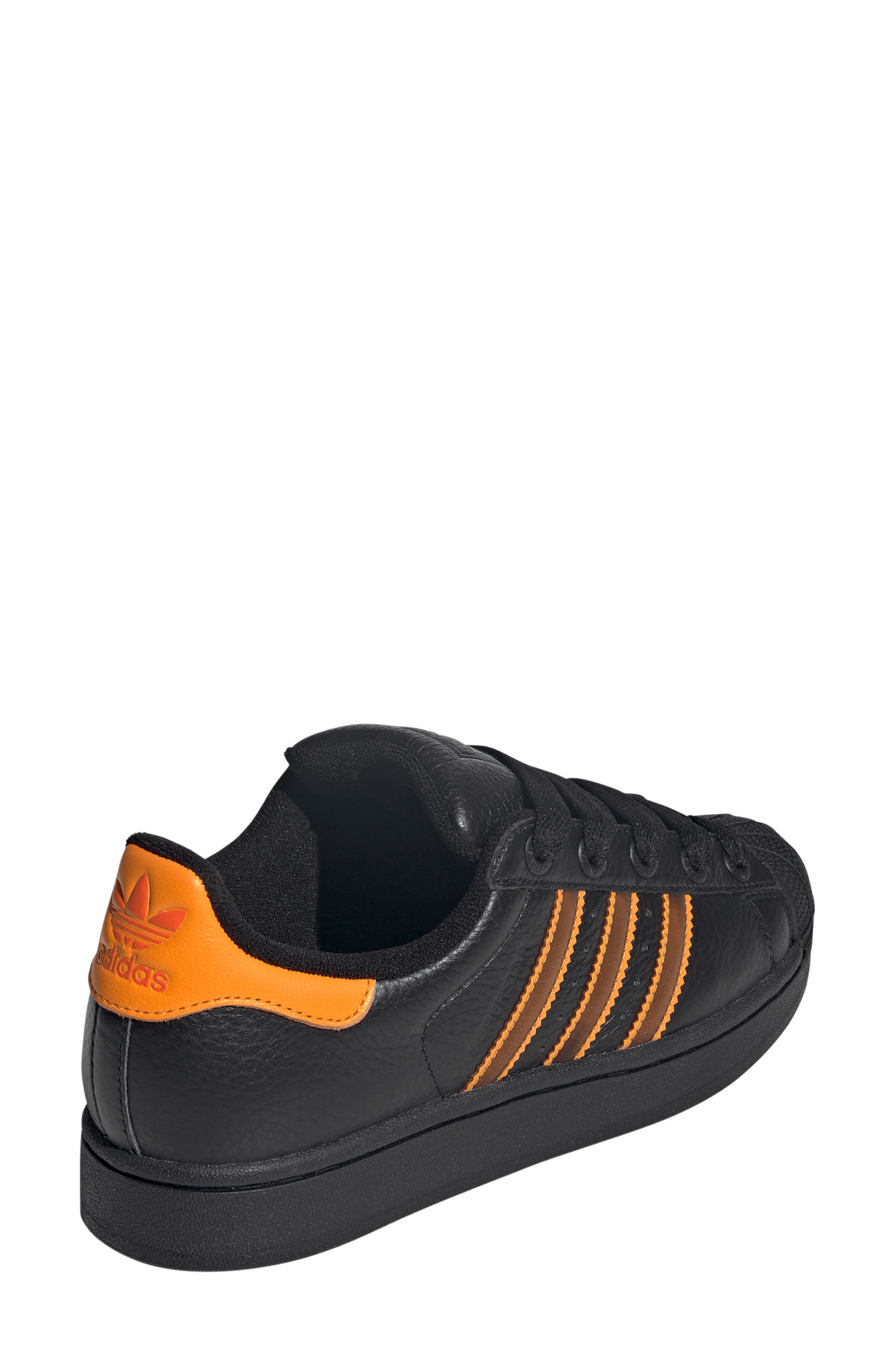 adidas Superstar II Sneaker, Alternate, color, Black/ Crew Orange/ Orange