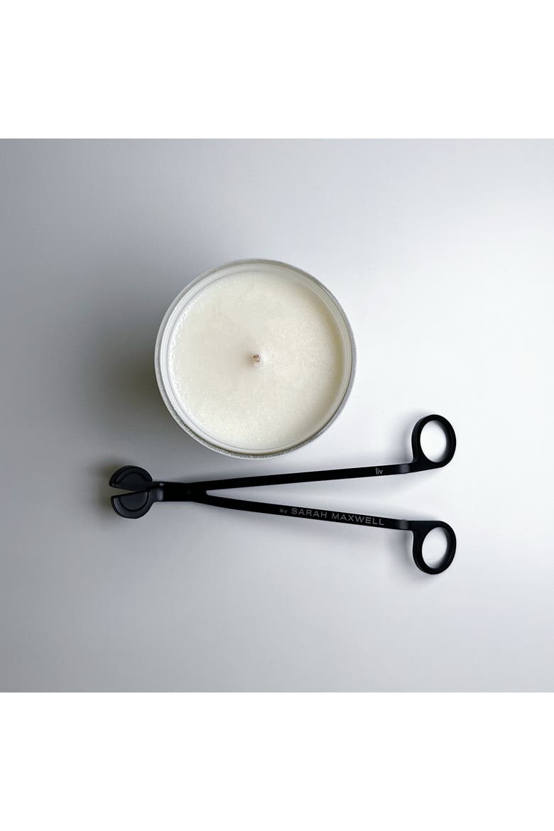 liv1 Candle & The Trim Pairing, Main, color, White, Black