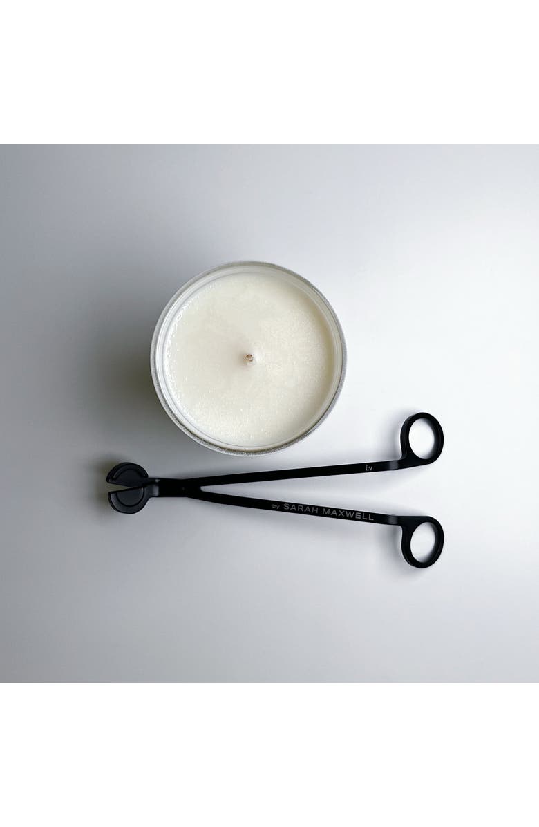 Sarah Maxwell Beauty liv1 Candle & The Trim Pairing, Main, color, White, Black