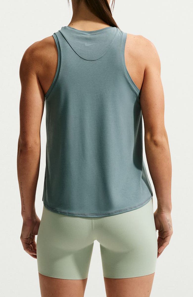 Nike Zenvy Dri-FIT Tank Top, Alternate, color, Mineral Slate/ White