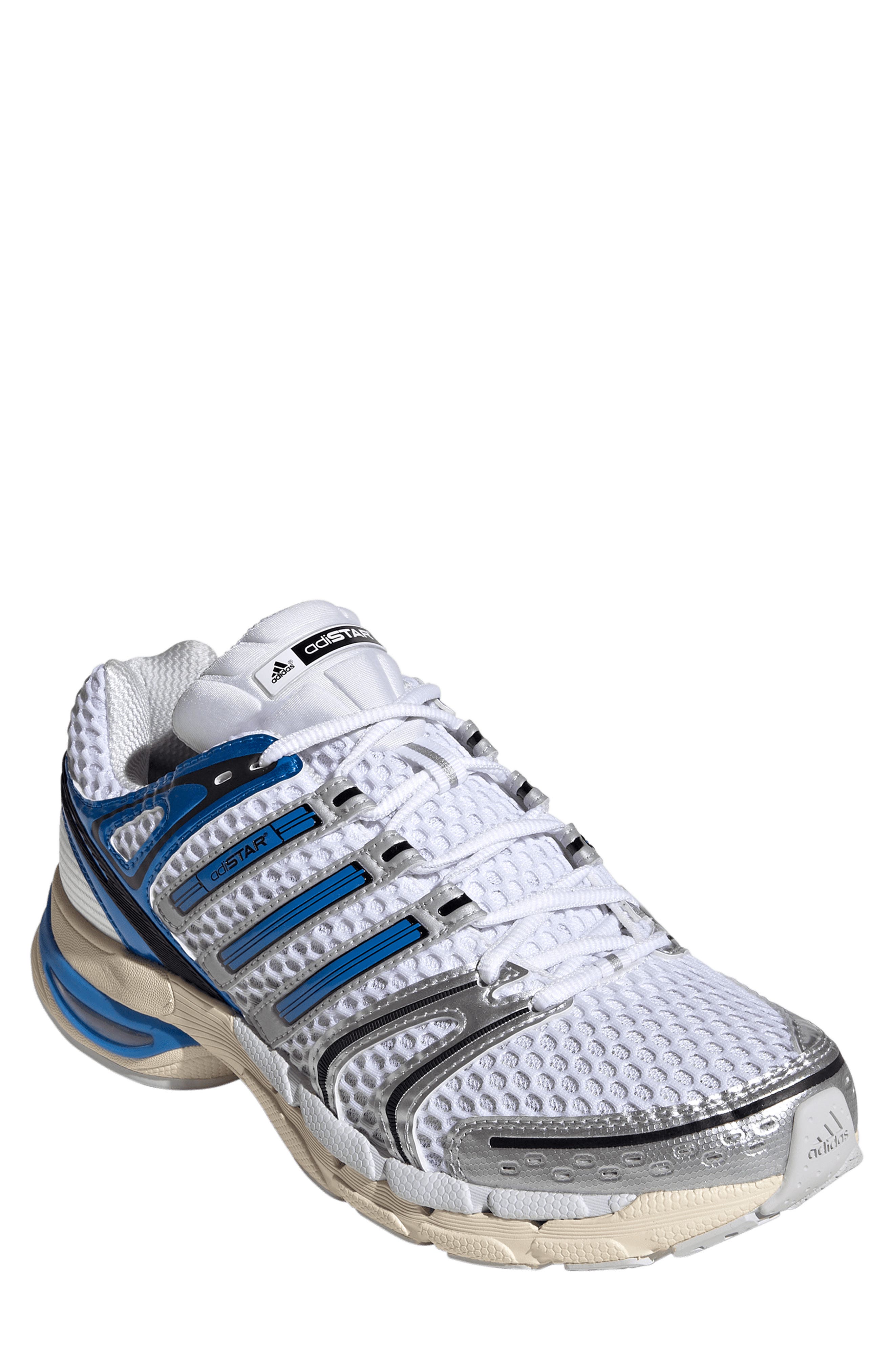 adidas Gender Inclusive Adistar Control 5 Sneaker, Main, color, White/ Lucid Ray Blue/ Grey